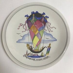 Villeroy & Boch Le Ballon 8” Salad Plate L’Arlequine Survolant VENICE Mercier